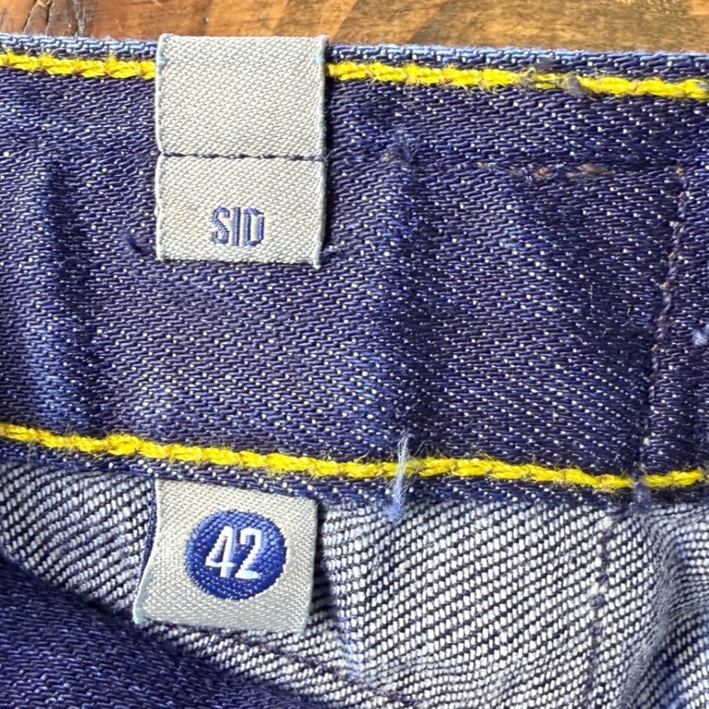 Citizens of Humanity Sid Jeans Mens 42 Dark Wash Straight Leg Made USA Denim - Picture 7 of 15